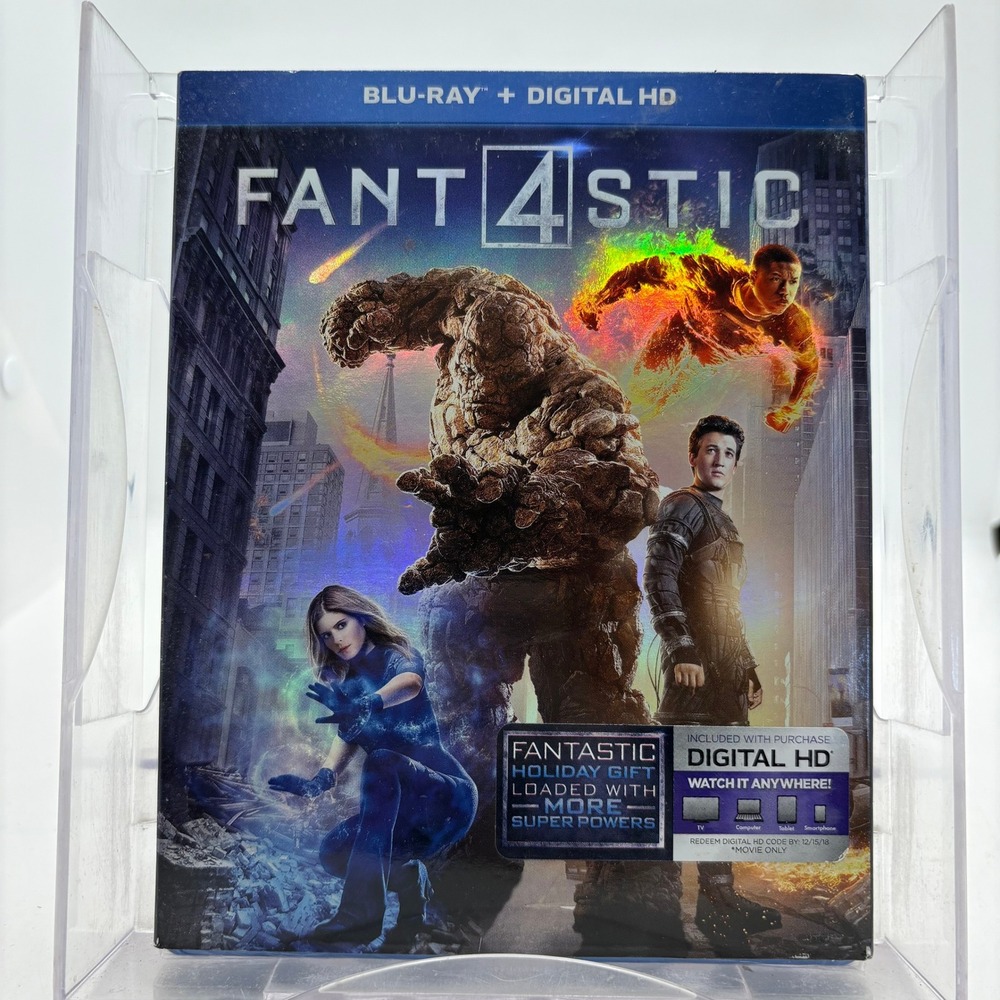 Fantastic Four Blu-ray Digital HD 2015 Marvel Movie Miles Teller Michael Jordan